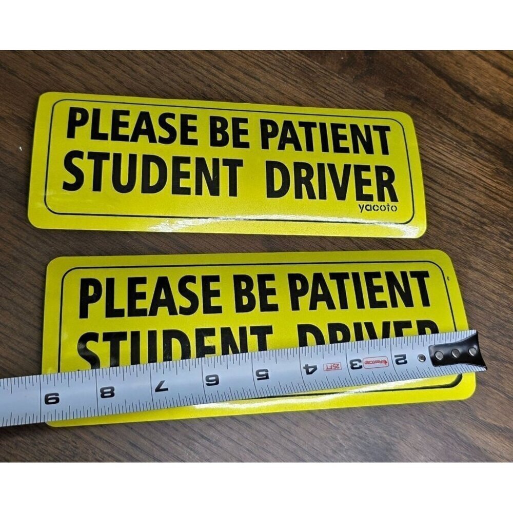 2PCS Student Driver Car Magnet - ChefBee New Driver Magnet for Car, Student Driv